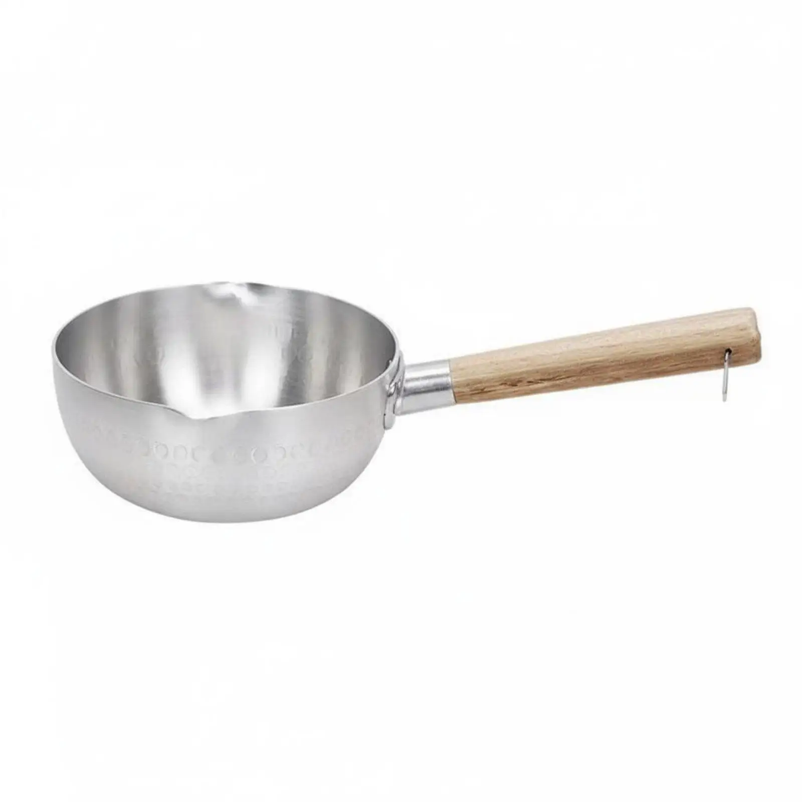 Yukihira Saucepan Non Coating Yukihira Pot Hammered Finish Japanese Design Small Pot for Students, Infant Meals Making, Single