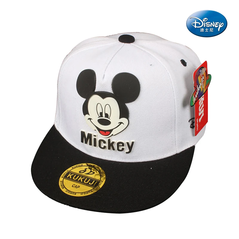 Disney Waflera Mickey Mouse Baby Hat For Children Boy Girl Baseball Cap Fashion Kids Snapback Hip Hop Hat Children\'s Hats Caps