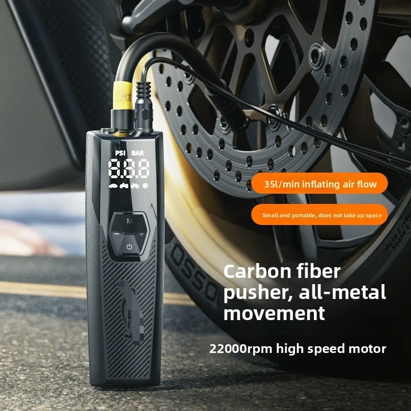 Portable Mini Inflatable Treasure Intelligent Precision Inflation Car Tire Pressure Automatic High Pressure