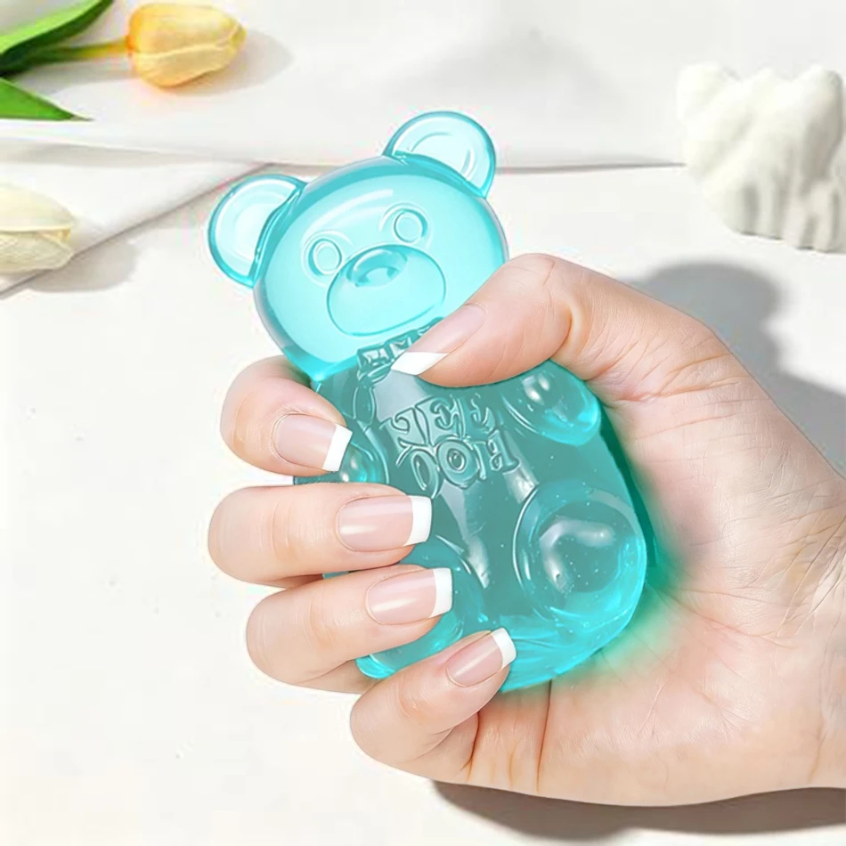 Maltose Niedlicher Bär Maltose Quetschspielzeug Buntes Sensorisches Spielzeug Kreatives Neues Produkt Schreibtischdekoration Stressabbau-Puppe Geschenke – Detail 6