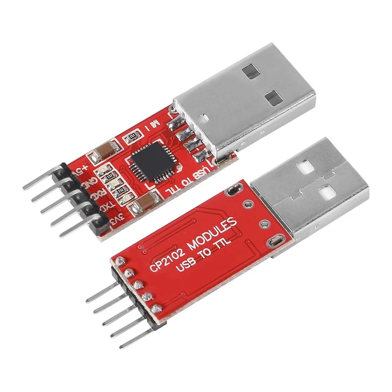 DIDI 3 Buah CP2102 USB 2.0 Ke TTL 5-Pin Adaptor Seri USB Ke TTL Modul Konverter Seri untuk UART STC 3.3V dan 5V