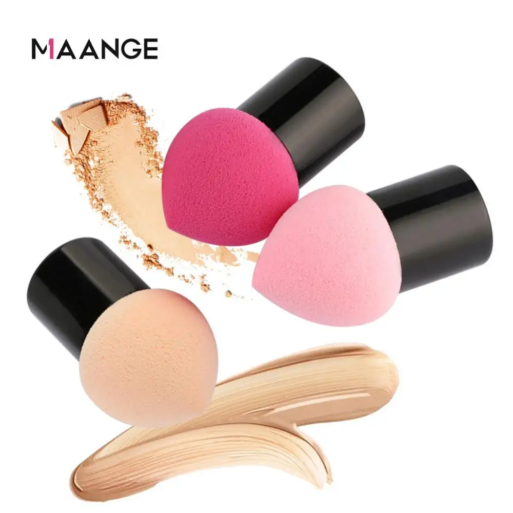 Esponja de maquiagem profissional Pó Puff suave para Fundação Ferramenta cosmética macia bonito Gota de água Acessórios de beleza profissional