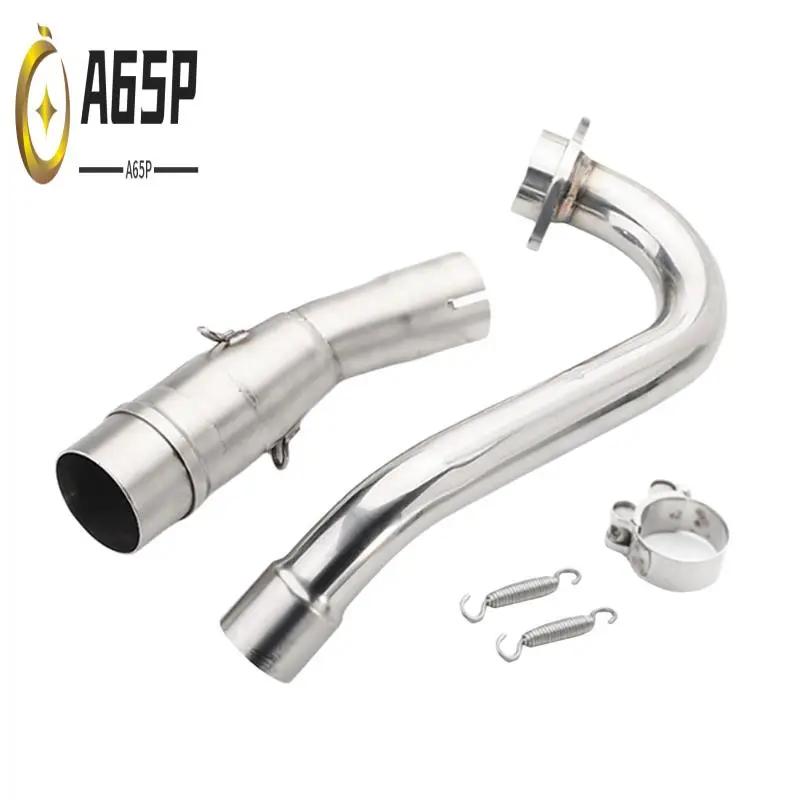 

A65P-Motorcycle Modified 51Mm Front Exhaust Pipe Escape Exhaust For X-Max 250 300 2017-2019 Muffler Middle Exhaust Pipe