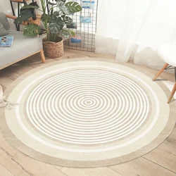 Japanese Round Large Area Carpet Wabi Sabi Style Living Room Study Room Carpets Bedroom Computer Chair Non Slip Anti Fouling Rug