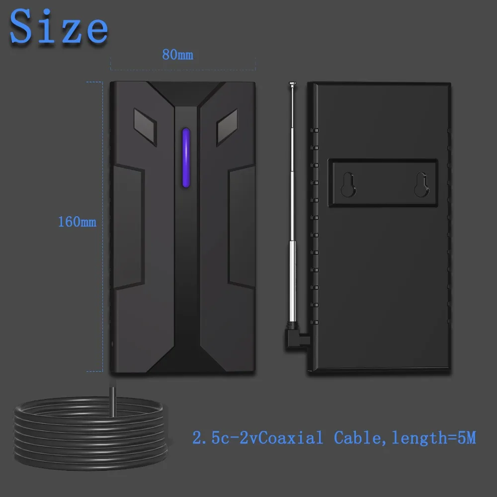 Цифровая антенна HDTV для всех Smart/Old TV с усилителем сигнала для местных каналов Внутренняя DTMB ATSC DVB-T2 DMB-T ISDB-T