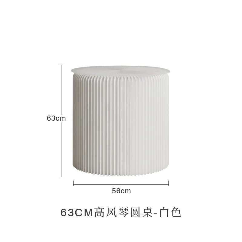 أريكة جانبية لغرفة المعيشة مستديرة، زاوية مصممة قليلة بجانب السرير الفاخر الخفيف، طاولة صغيرة مبتكرة وبسيطة وطاولة قهوة صغيرة