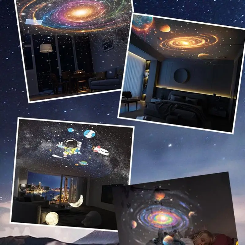 New Sale USB Starry Sky Projector Light 8 Starry Sky Projections Photo Background Decoration Light Room Night Light