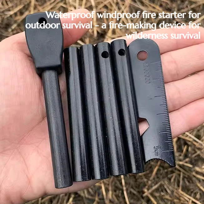 

Waterproof and Windproof Thick Outdoor Fire Starter Striker Set for Fire-making in The Wild Survival Fire-making Equipment