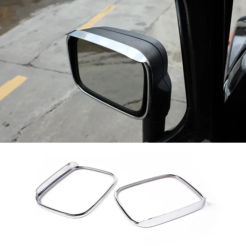 

cars exterior rearview for Hummer H2 2003-2009year shell silvery Rainproof eyebrow frame ABS Automotive styling accessories