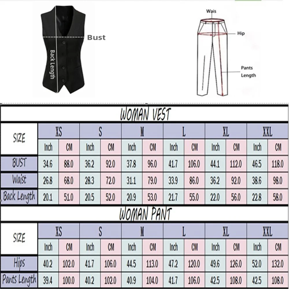 여성용 린넨 노치 라펠 더블 브레스트 민소매 캐주얼 조끼, 파티 디너 잭 및 바지 세트