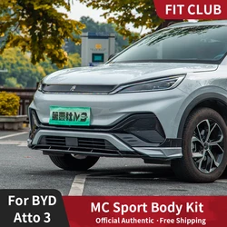 MC original Sport Body Kit per BYD Atto3 Yuan plus Front Corner Guard gonna laterale diffusore posteriore labbro anteriore piccolo Surround Spoiler