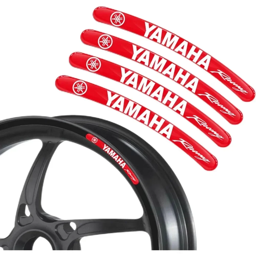 New Motorcycle Universal Wheel Stickers YAMAHA Wheel Modification Stickers Car Reflective Decoration Stickers Decor