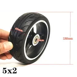 5inch 5*1.6 Electric Scooter Tires Solid Tire Wheel Assemblies Solid Wheel 5.5x2 Solid Full Wheel For Electric Scooter 5x2 Tyre