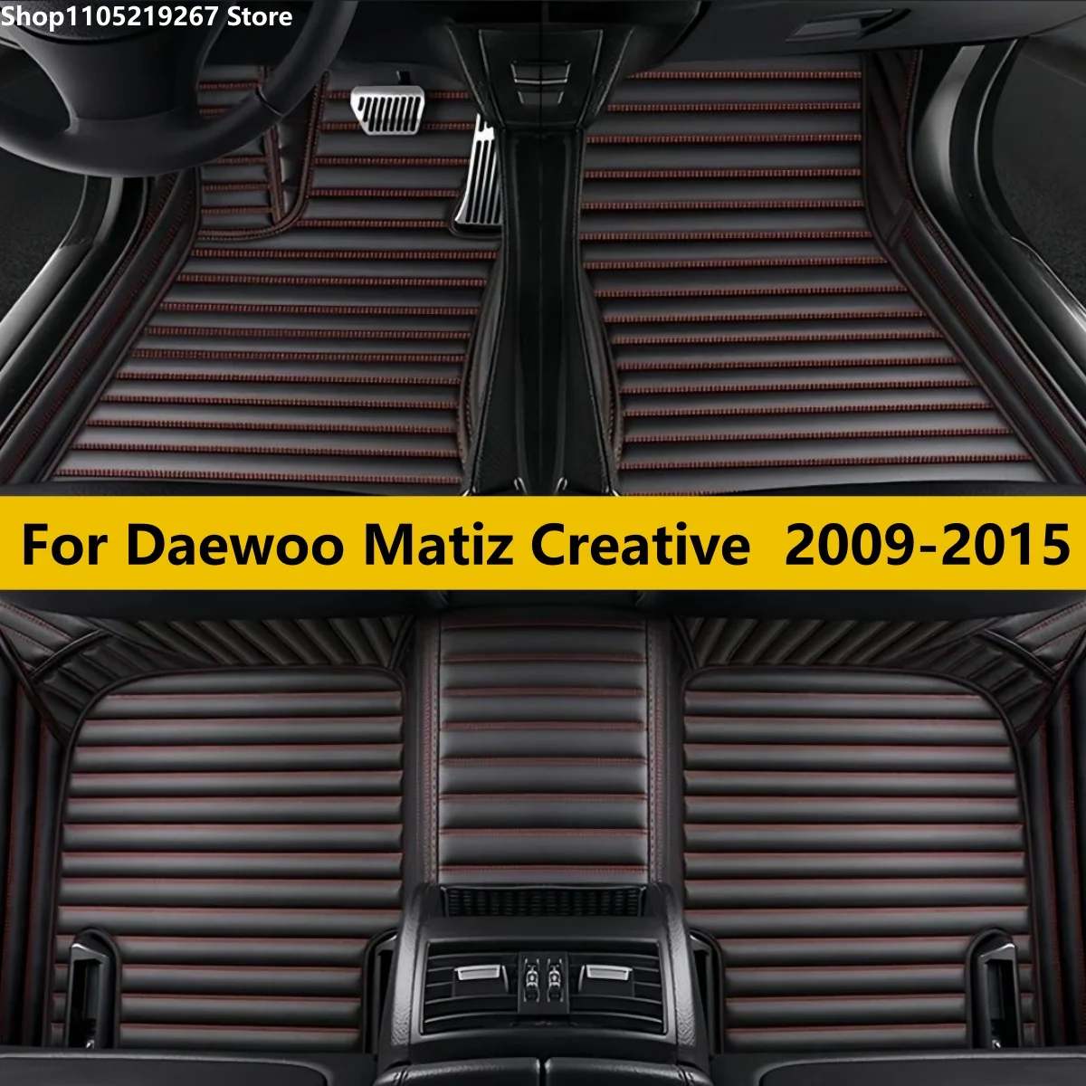 Custom Car Floor Mats For Daewoo Matiz Creative 2009 2010 2011 2012 2013 2014 2015 Auto Accessories Custom Covers Foot Rug