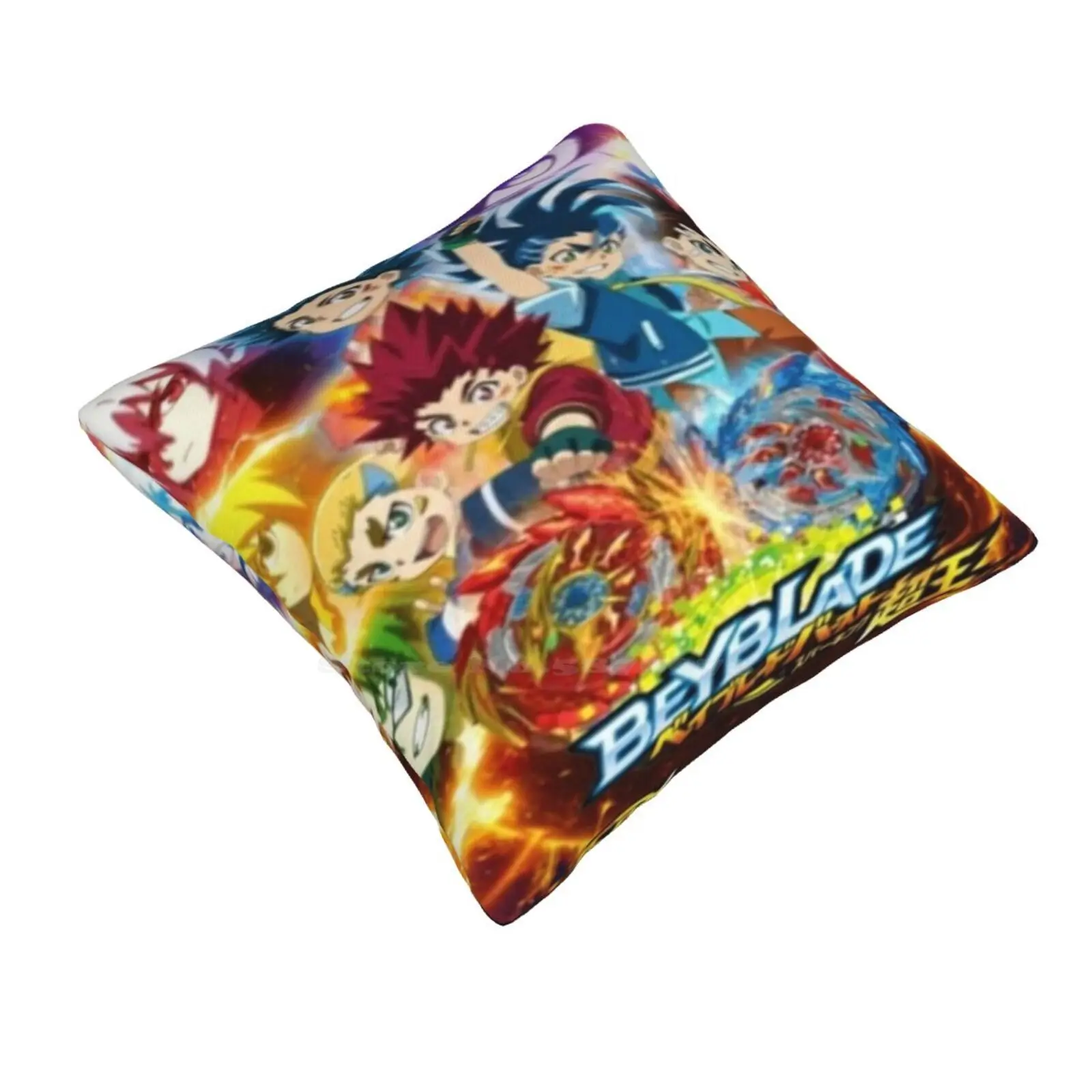 Beyblade Throw Cushion Pillow Cover Universal100 Anime Beyblader Kids School Burst Toy Player Battle Pubg Videogames Happy