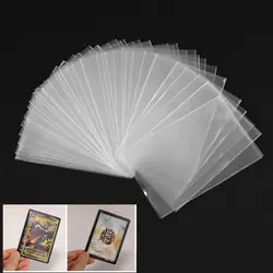 2024 New 100pcs/lot Inner Sleeve Protectors Perfect Size for Football Card, Sports Cards, MTG, Yugioh