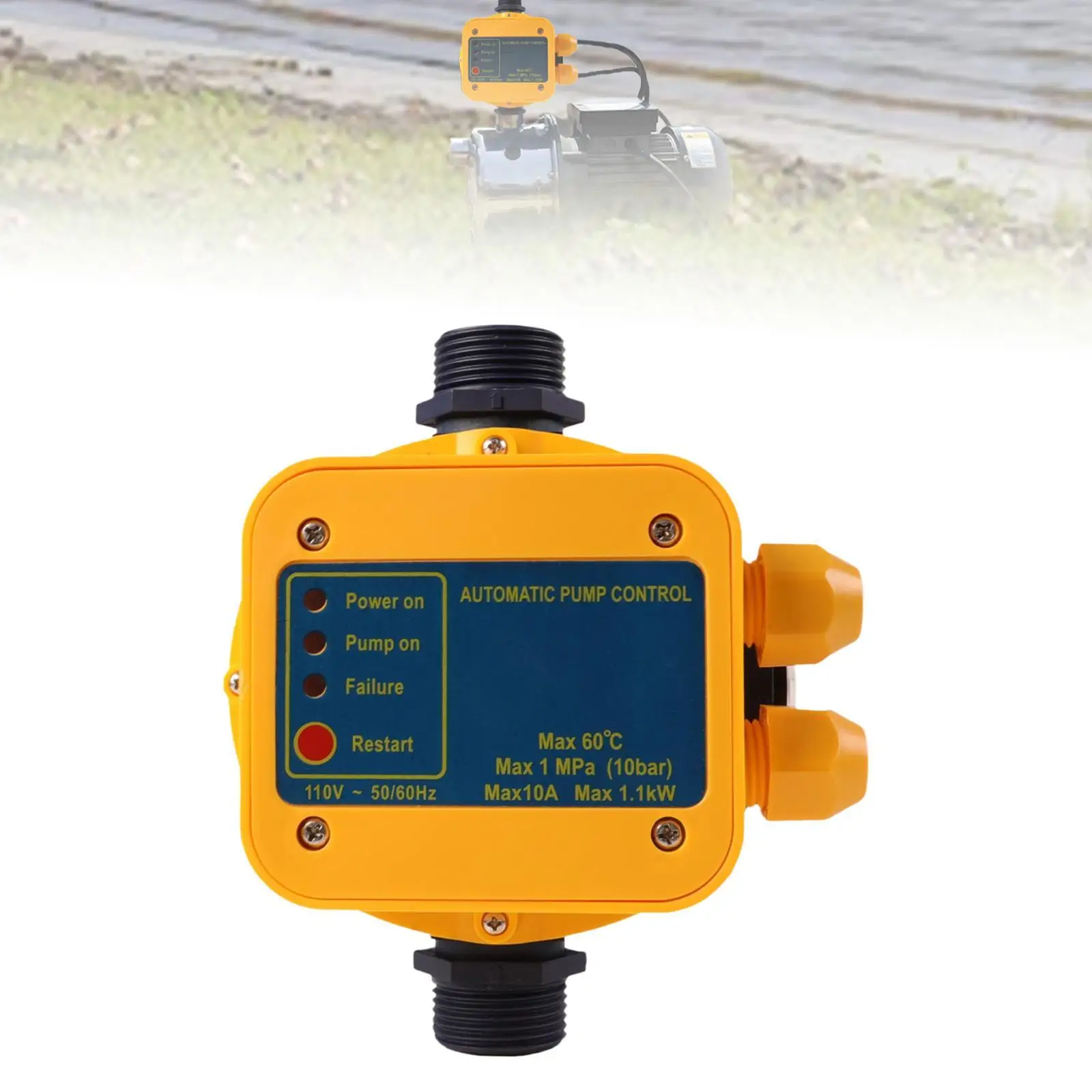 Water Pump Pressure Controller Multifunction Intelligent Waterproof Automatic