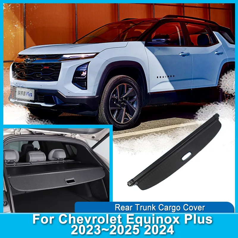 

For Chevrolet Equinox Plus Fourth generation 2023 2025 2024 Interior Accessories Carbon Fiber Trunk Partition Storage Panel