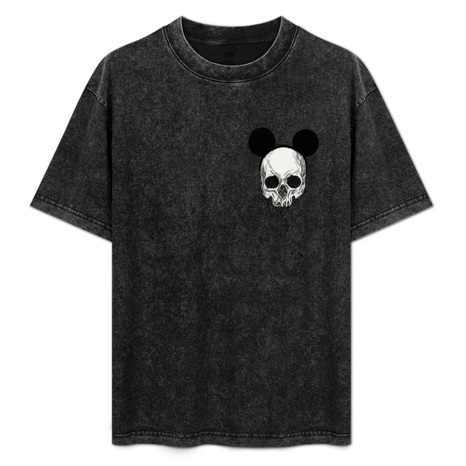 

mouse skull T-Shirt Plus Size Summer Short Sleeve T-Shirt