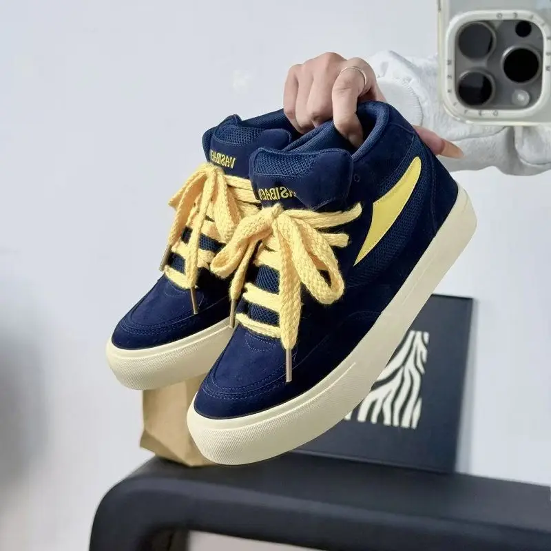 

Canvas Sneakers for Men 2025 New Winter Ankle Boots Man Casual Shoe Fashion Anti Slip Outdoor Male Ankle Boots High Top Workwear