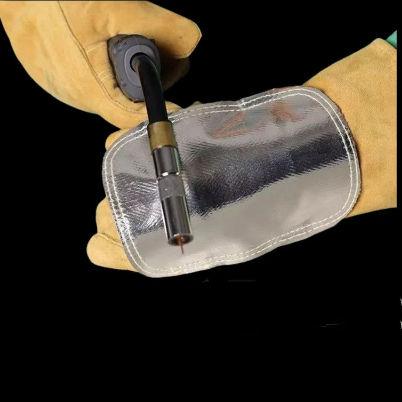 

1 шт., защитный перчаточный щиток для сварки, огнестойкие, теплоизоляционные, безопасные защитные принадлежности