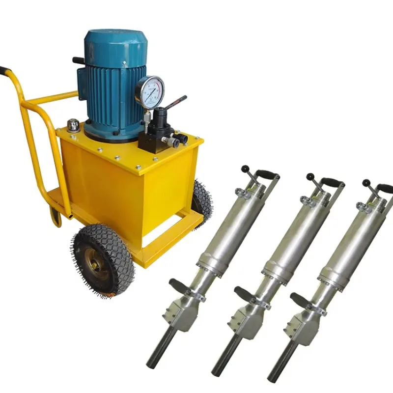 Diesel Hydraulic Rock Splitting Machine Full Hydraulic Stone Separator Mountain Rock Excavation Construction Machinery