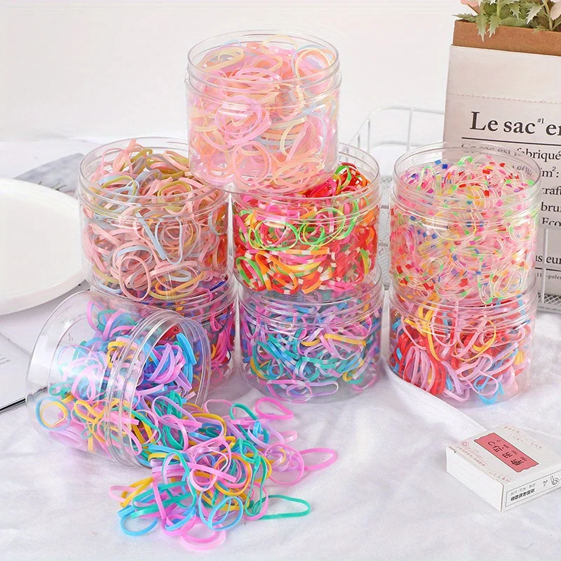 

Hair Elastic Set 230-250pcs Thickened Strong Design Anti Break Daily Ponytail Ties for Women Accessories