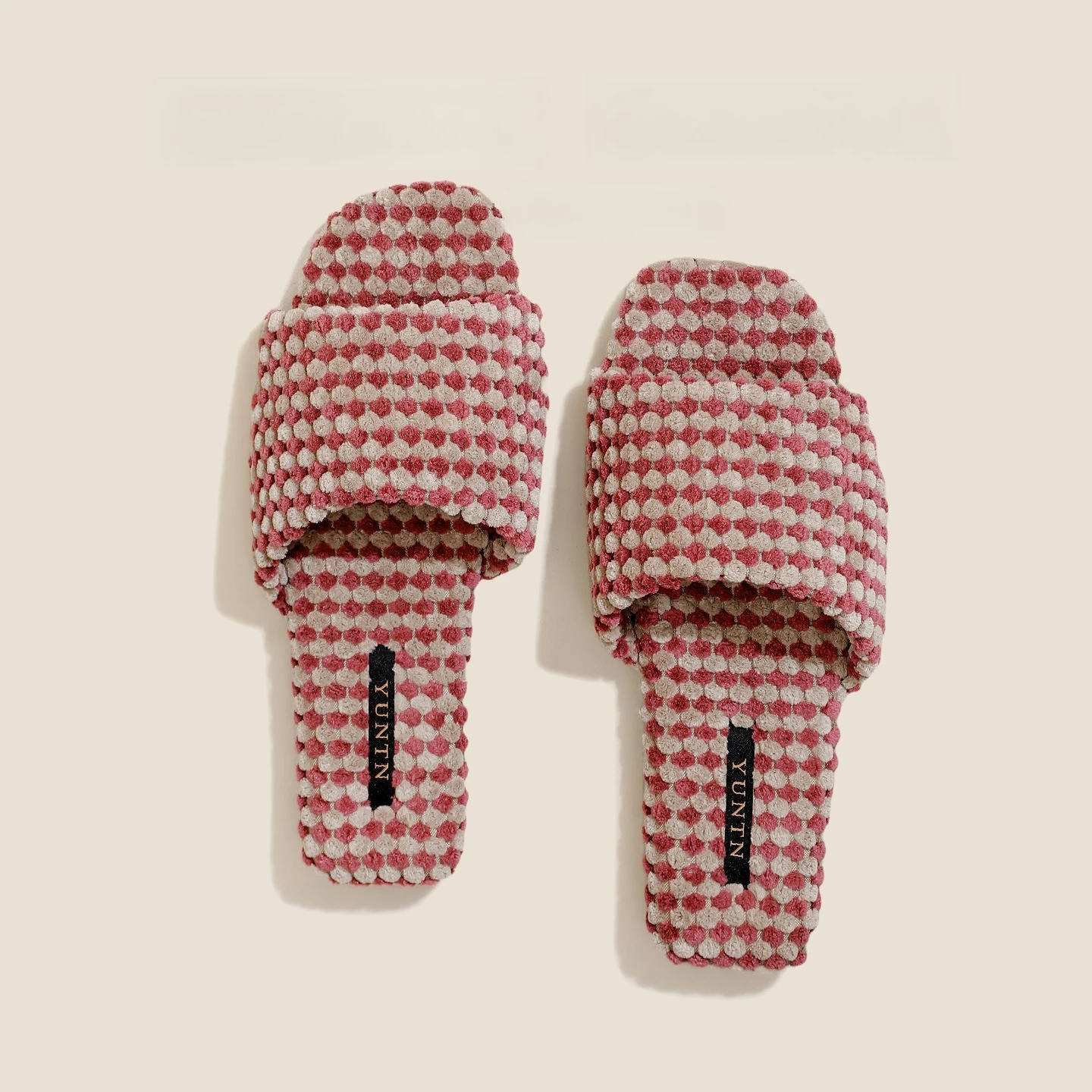 Autumn Luxury Soft Skin friendly Non-slip Lightweight Bull-tendon Sole Open - toed Indoor Home Slippers for Women and Men