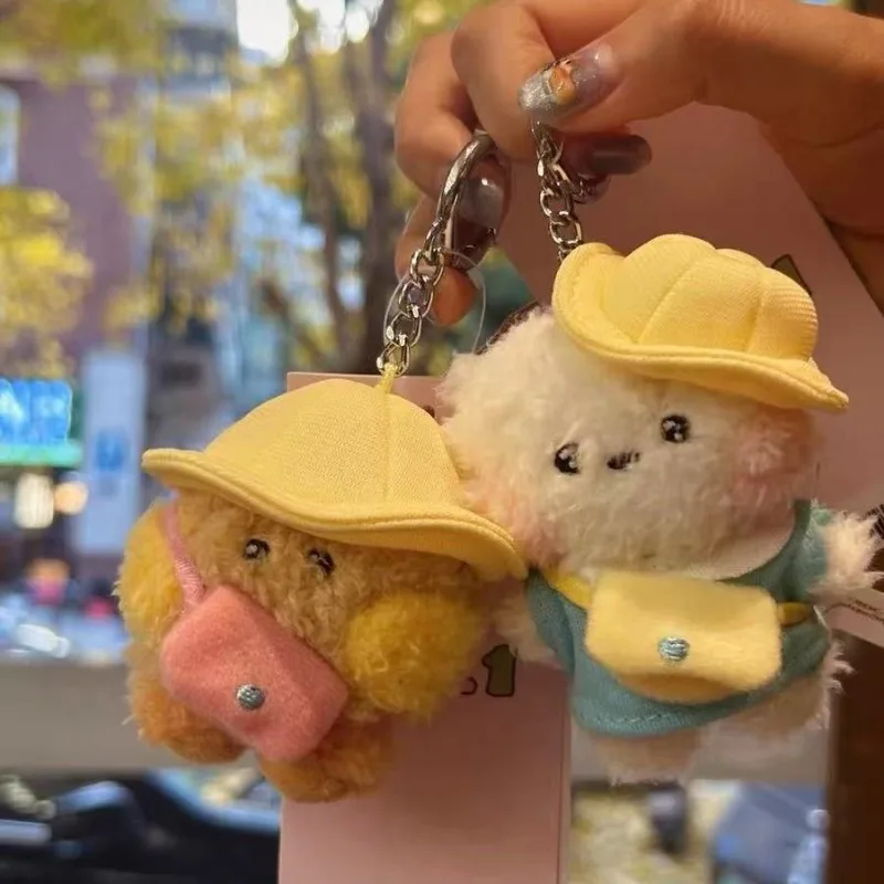 Set de Juguetes de Peluche de Personajes de KPOP bt21 Idol Minini - Serie Viaje de Primavera, Llavero de Muñeca, Artículo Decorativo, Regalo de Cumpleaños, Accesorios de Ídolos