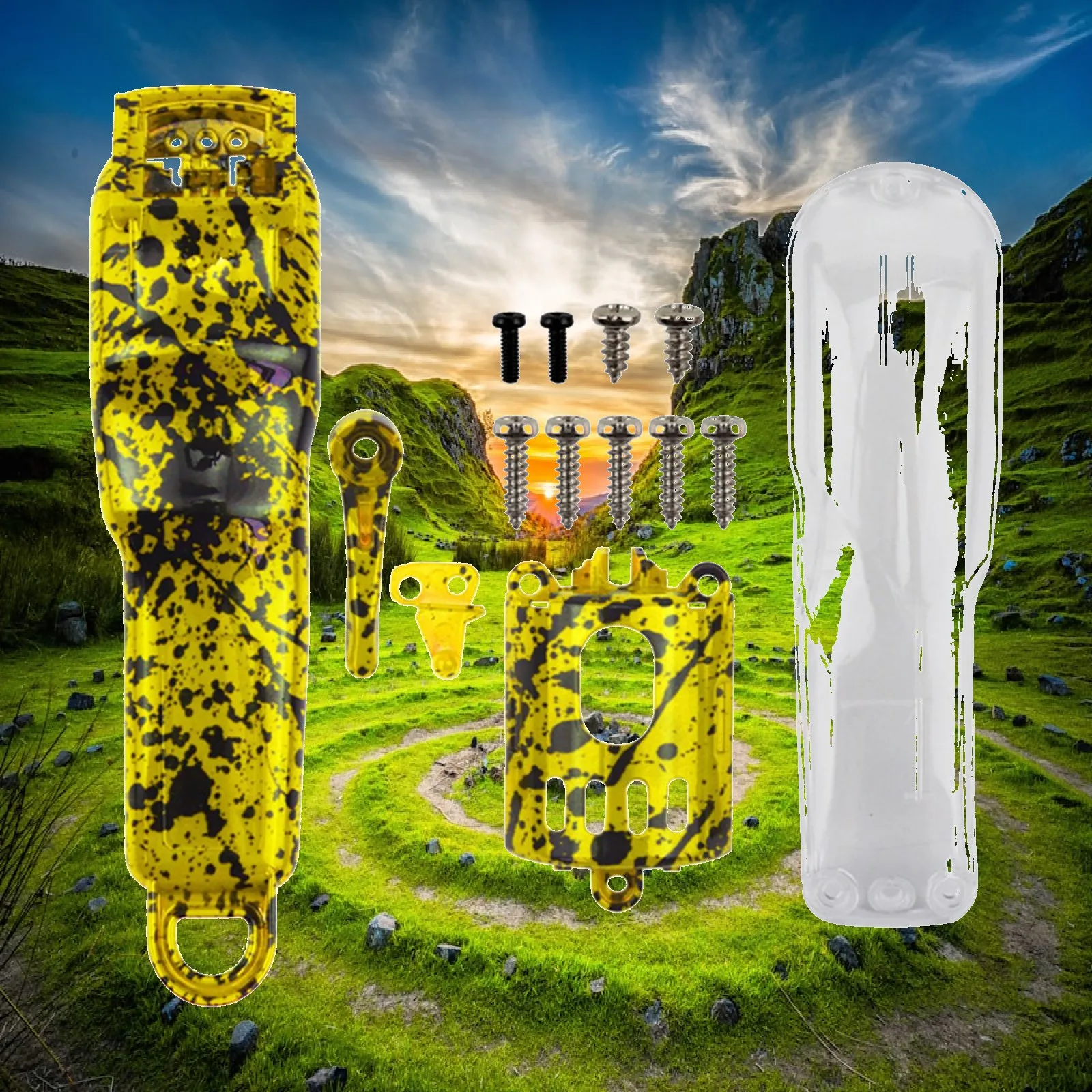 PC DIY Full Housing Combo for Wahl 8148 8591 Top and Bottom Cover Durable