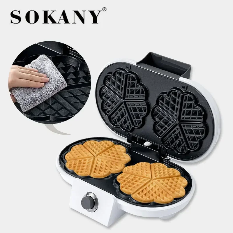 Houselin Belgian Waffle Maker, Waffle Iron with Easy to Clean Non-Stick Surfaces, Classic 1\