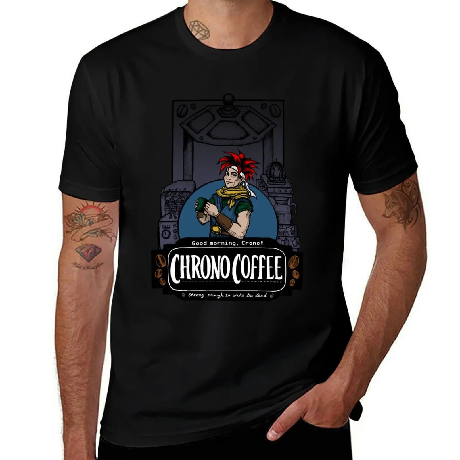 Chrono Coffee T-Shirt Thanksgiving Day Tee Top T-Shirt