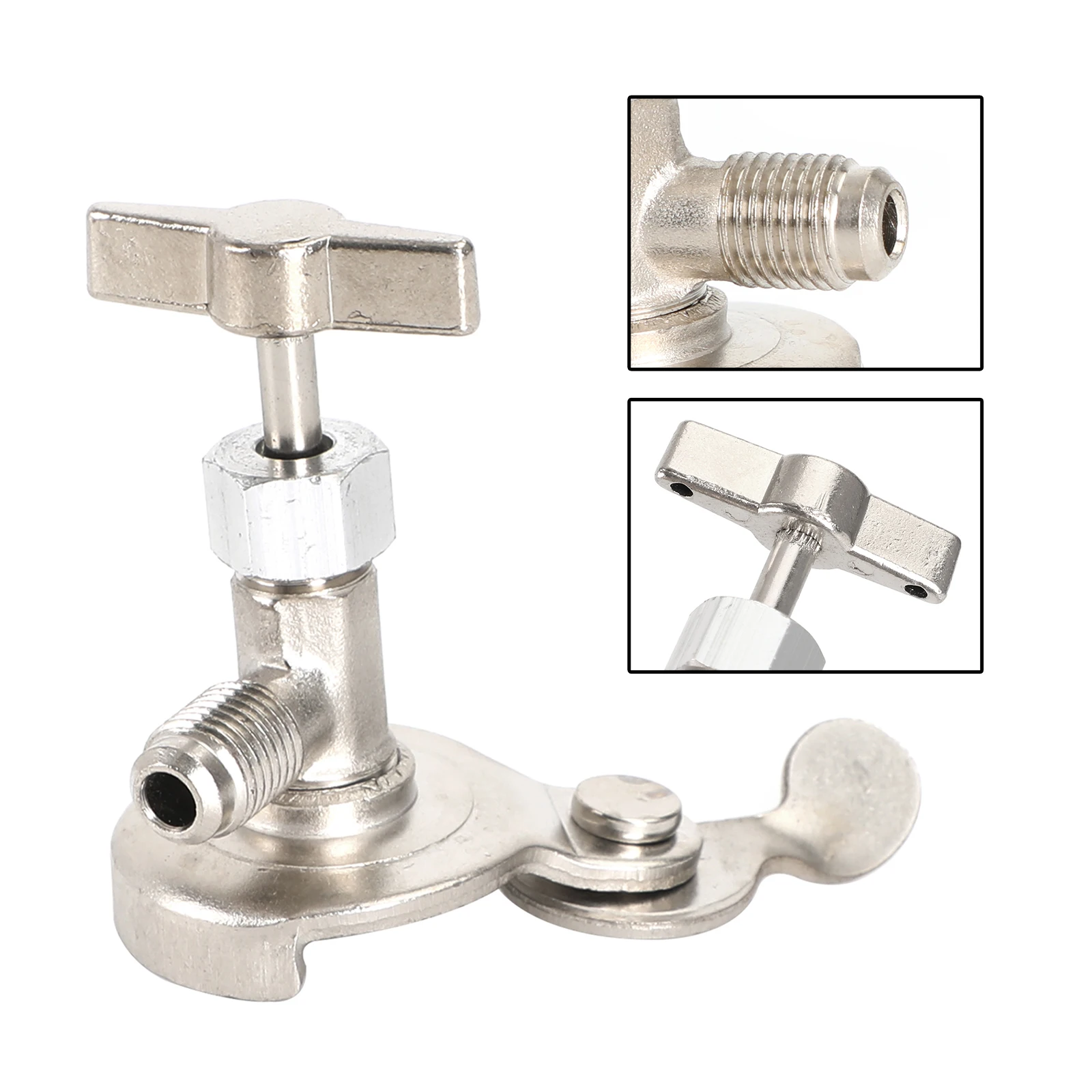 

Artudatech R134A Can Tap Dispenser Valve Bottle Opener Tool 1/4 Sae For R12 R22 R410 R502