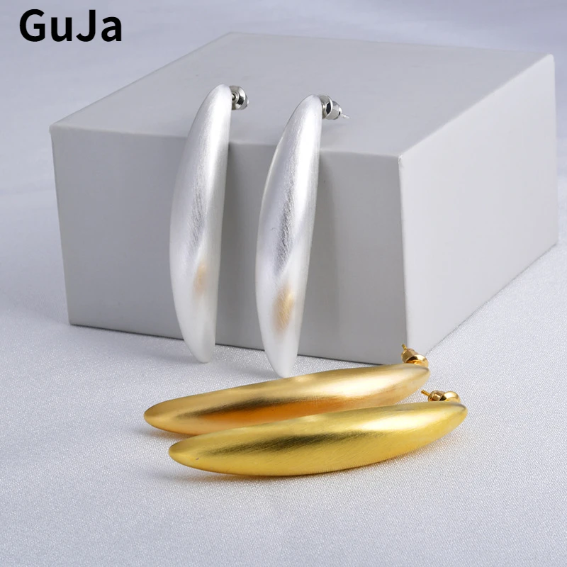 Modern Jewelry European and American Design Metal Geometric Drop Earrings For Women Party Gifts Cool Trend Ear Accessories