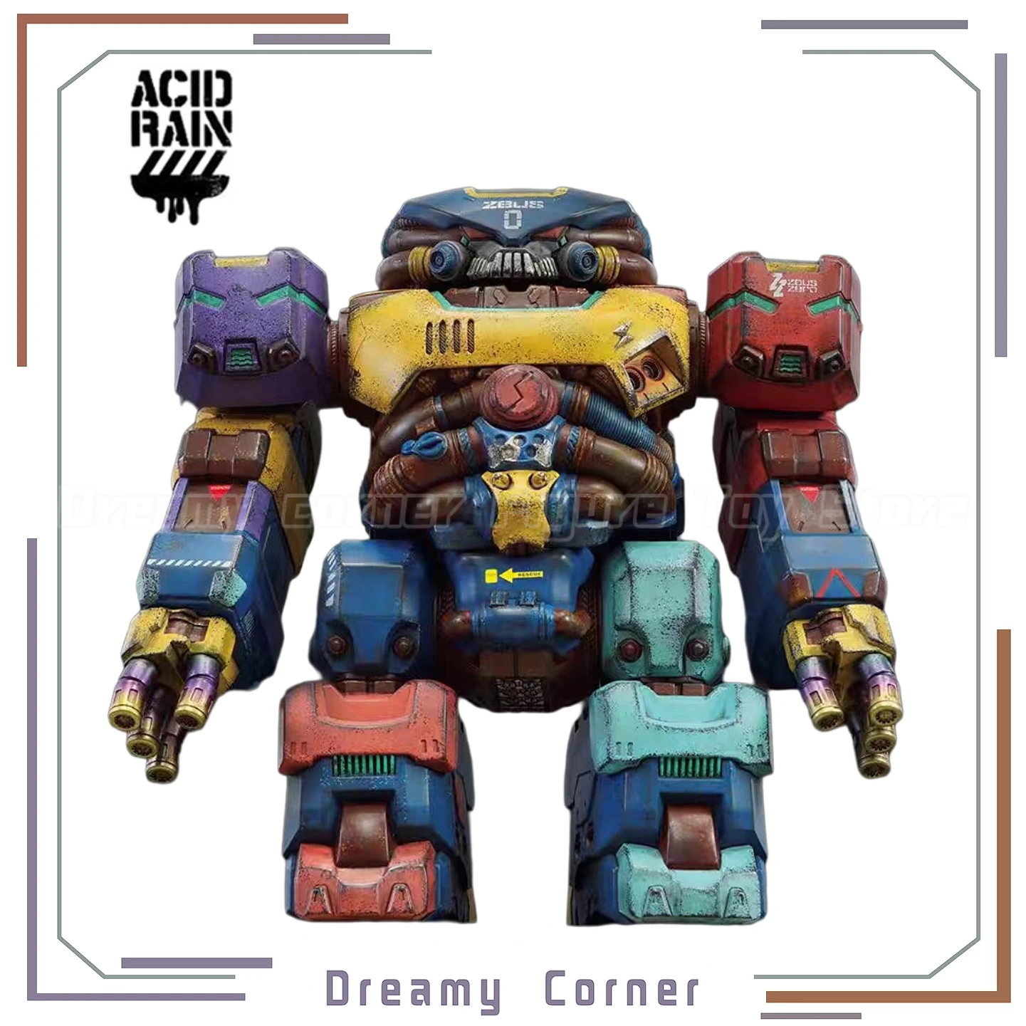 

【In Stock】Acid Rain War FAV-H19 Mecha 2EU5 Zeus 1:18 SCALE FULL ACTION FIGURES