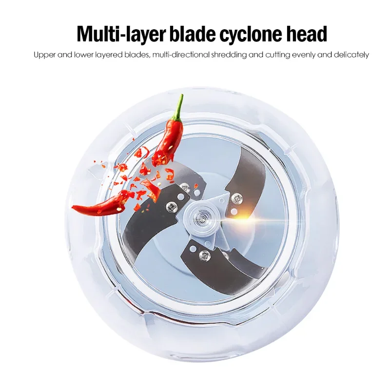 500/900 ミリリットル野菜カッターチョッパーガーリックチョッパー手動回転スライサーフルーツガーリッククラッシャーキッチンガジェットブレンダー肉グラインダー