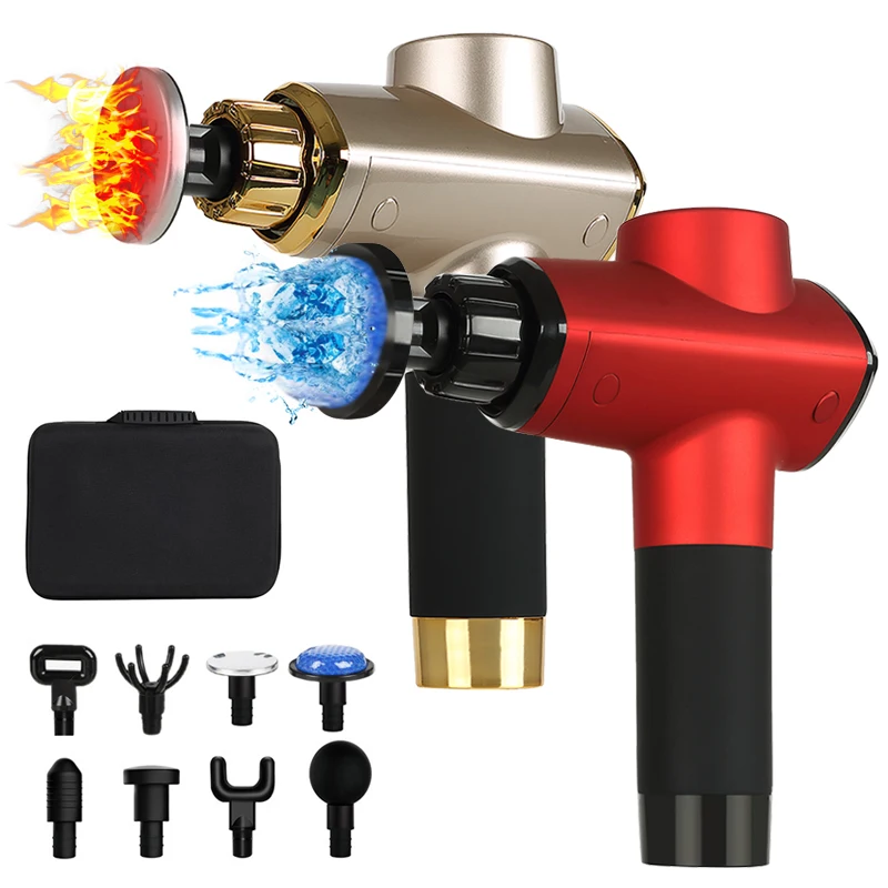 Factory Customized Deep Tissue Electric Gun Massager Heating and Cold Massage Gun Professional Health Care Products Fascia Gun - view 2