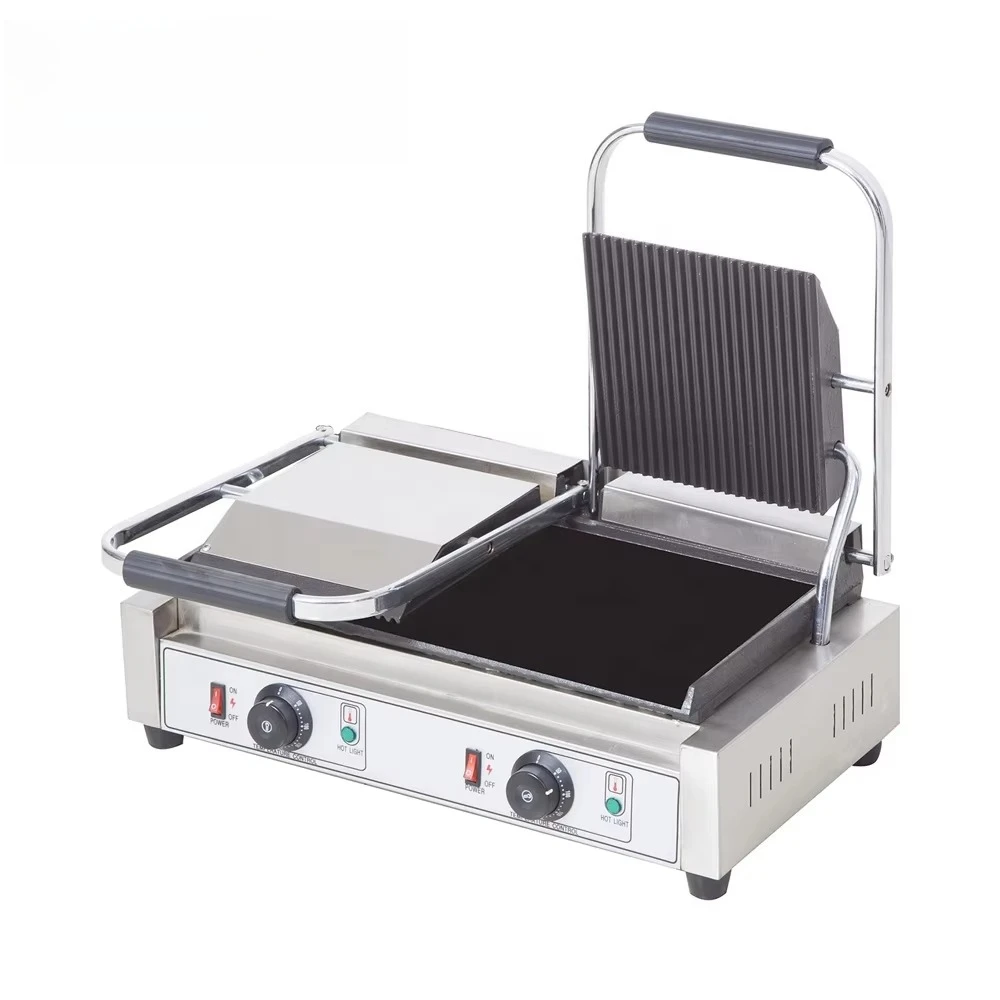 HET-450 Commercial Conveyor Toaster, Stainless Steel Electric Bread Toaster, 450 Slices/Hour Even Heating for Restaurant Bakery