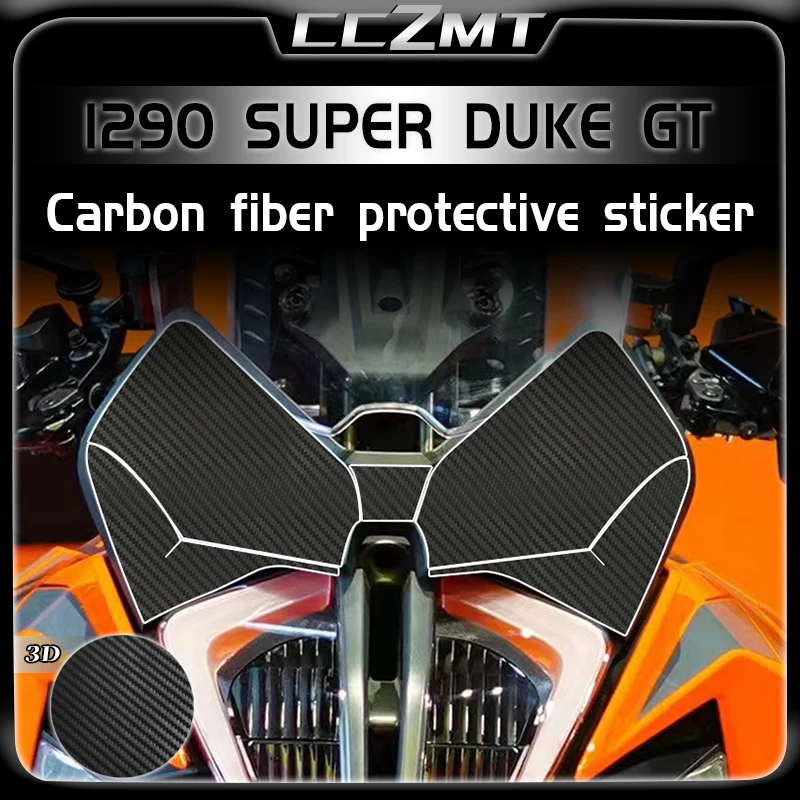 For KTM 1290 Super Duke GT 3D carbon fiber sticker body protection film waterproof and scratch resistant accessories