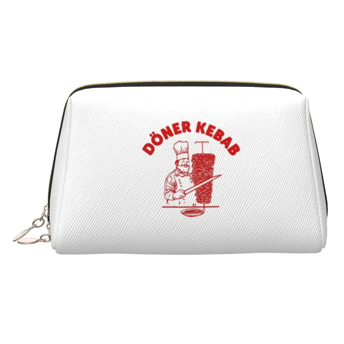 Doner Kebab Women Cosmetic Bags Travel Makeup Organizer Pouch Toiletry Storage Dopp Kit Case