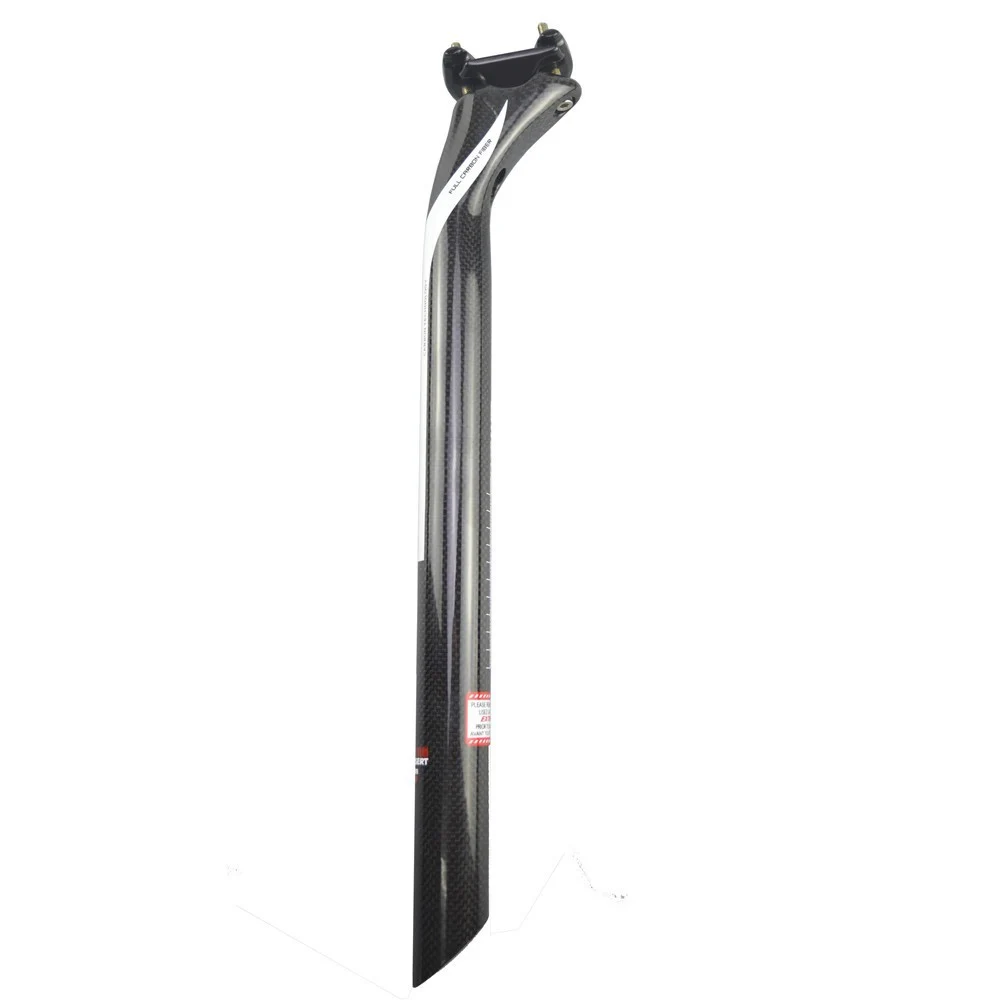 Integrated Seatpost Road Mountain Bike Seatpost 27.2/30.9/31.6*350mm/400mm T700 Carbon Fiber Seat Tube Cycling Post