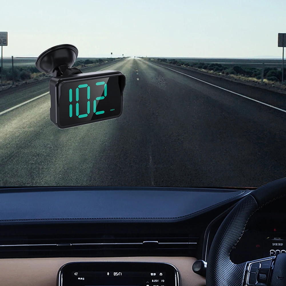 Universal Digital Speedometer GPS HUD Speed Meter for All Car Truck Plug and Play Auto Part
