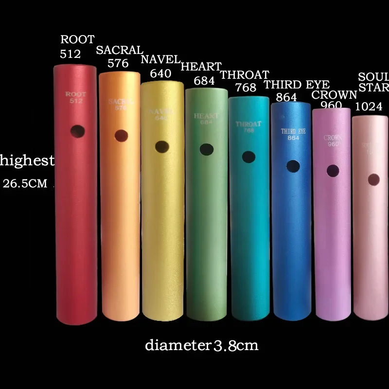 

Professional Percussion Instrument Wah-wah Tube Seven Colors Children's Early Education Instrument Portable Sound Therapy Chimes