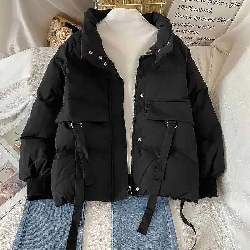

Women's Short Jacket Hot Sale Of The Season New Winter Design Sensation Niche Bestseller Cotton Clothing Outerwear Small