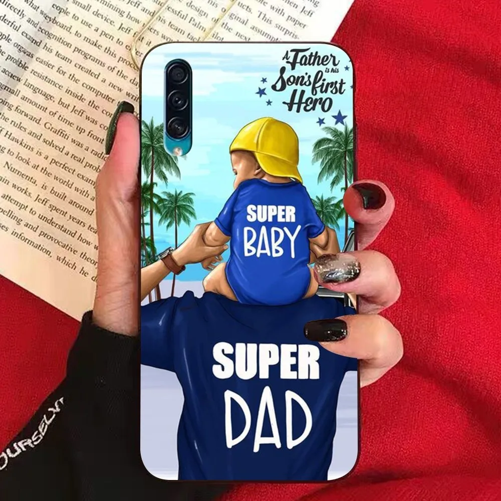 Fashion Super Mama Mom Dad Phone Case For Samsung A 10 11 12 13 20 21 22 30 31 32 40 51 52 53 70 71 72 73 91 13 shell