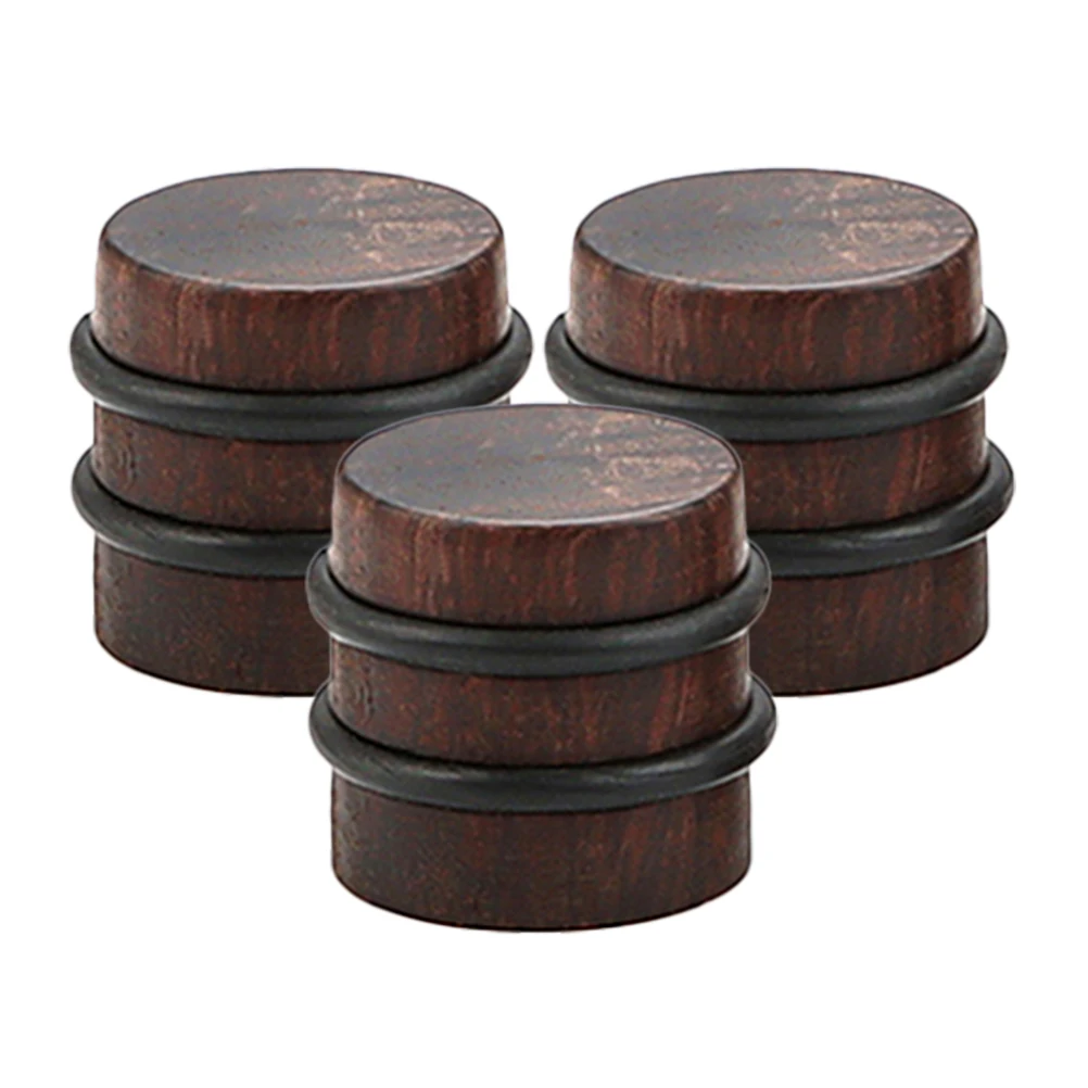 

3 Pcs Guitar Knob Potentiometer Caps Replacement Wooden Bass Accessories Volume Control For Electric Guitar Parts