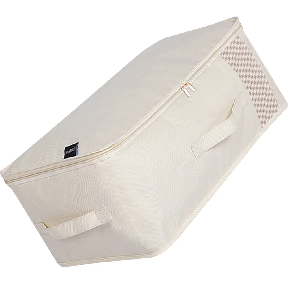

Comforter Storage Bin Large Capacity Foldable Zippered Storage Bag for Blanket Quilts Home Closet Organizer Closet Clothes Case