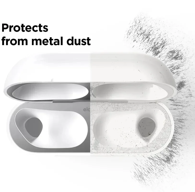 Dust-proof Scratch Proof Cover for Apple AirPods Pro 3 Bluetooth Headset Dust-proof Inside Protection Film Metal Stickers
