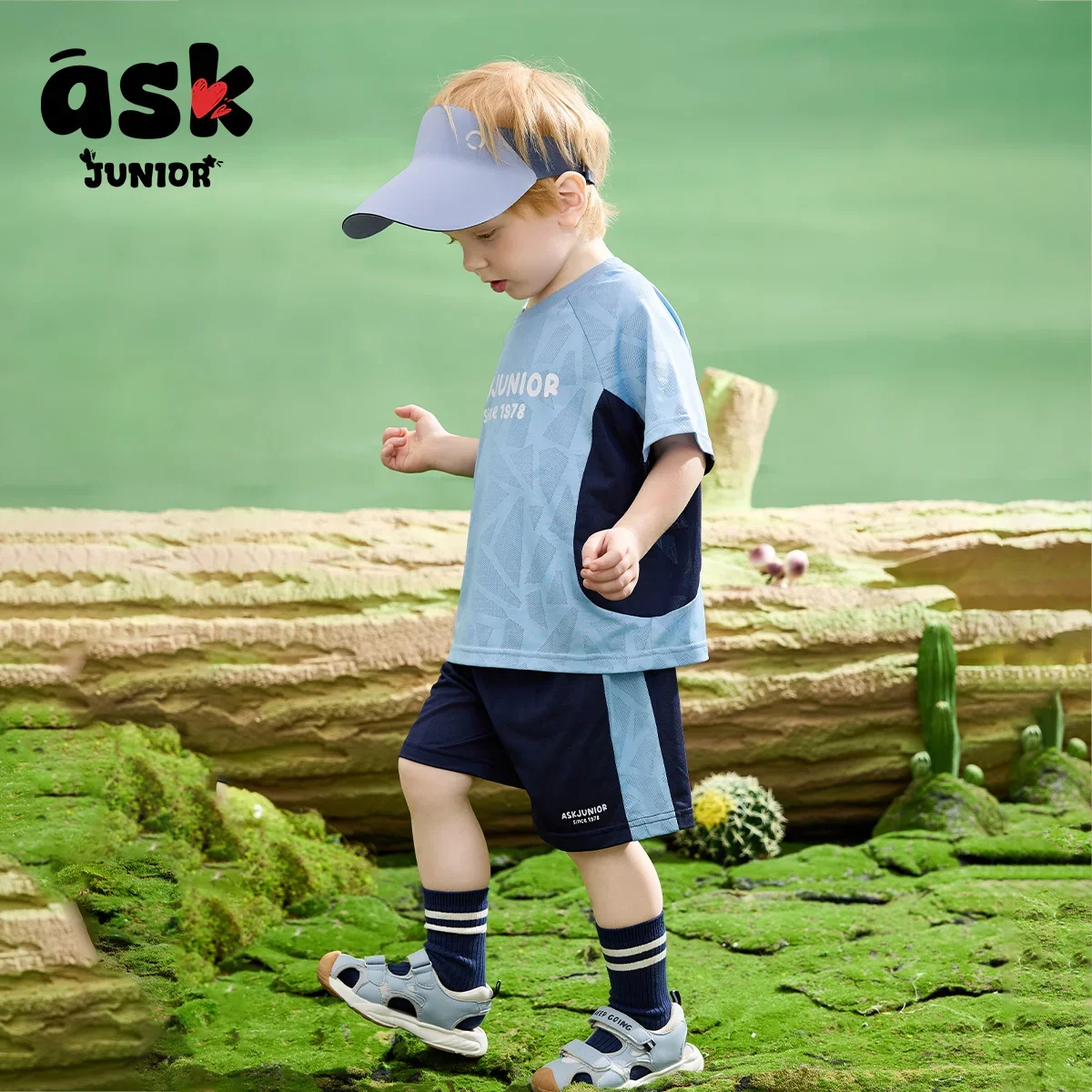 اسأل جونيور بويز الصيف عطلة الموسم الأطفال الرياضة الصيف امتصاص الرطوبة التجفيف السريع قصيرة الأكمام + مجموعة تي شيرتات قصيرة للأطفال #5