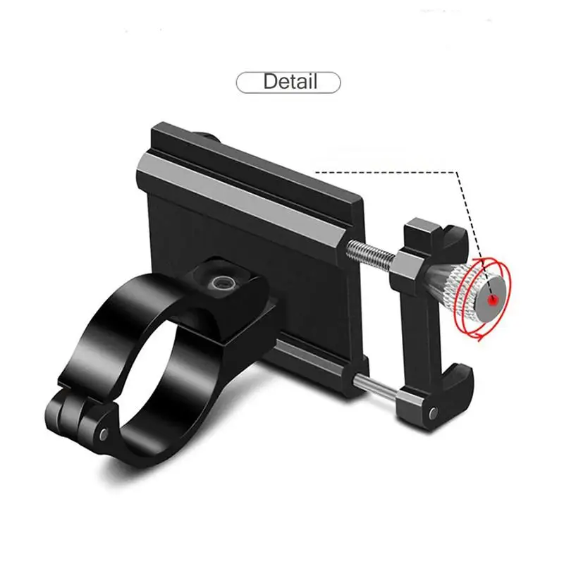 Aluminum Alloy Mobile Phone Holder for Xiaomi M365 1S Pro Es2 Max G30 Electric Scooter Adjustable Anti-Slip M365 Accessories